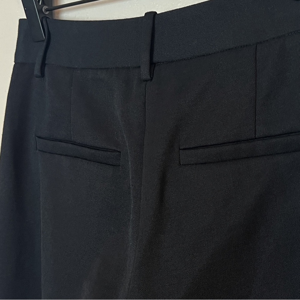 •NILI LOTAN• NWOT Black‎ Arielle High Rise Flare Leg Wool Trouser Pant Size 0 - Picture 8 of 15